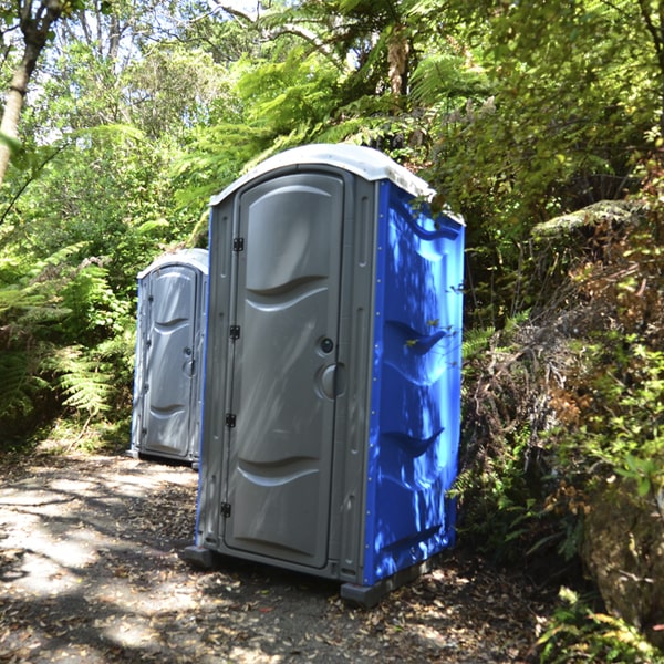 portable restroom in Albion for short and long term use